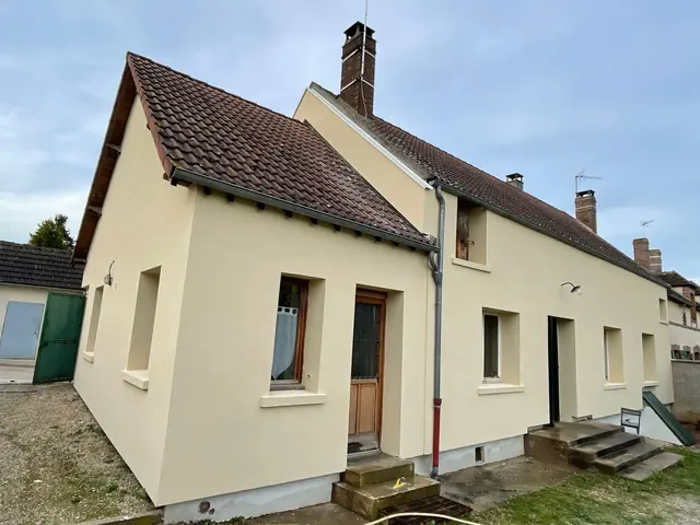 La même maison après rénovation de la façade